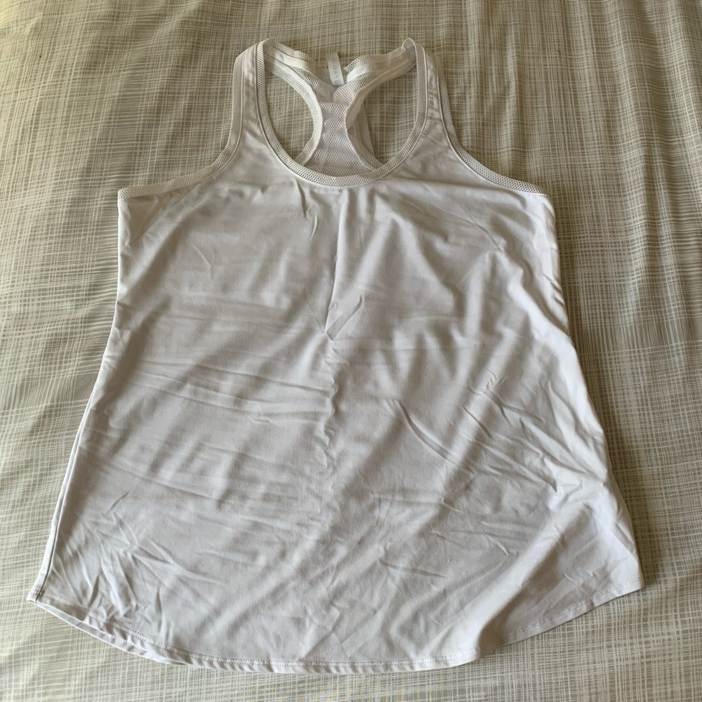 Fabletics white athletic tank